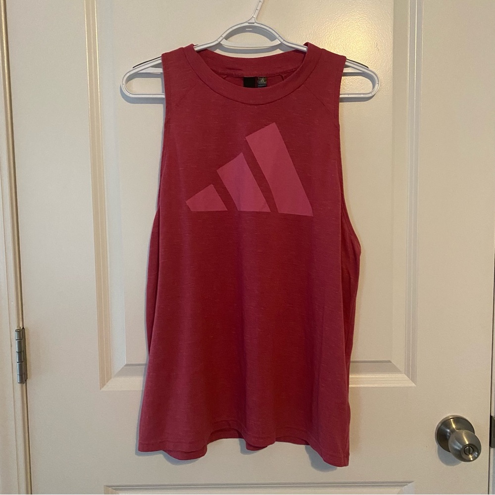 Adidas Women's Red Sleeveless Top